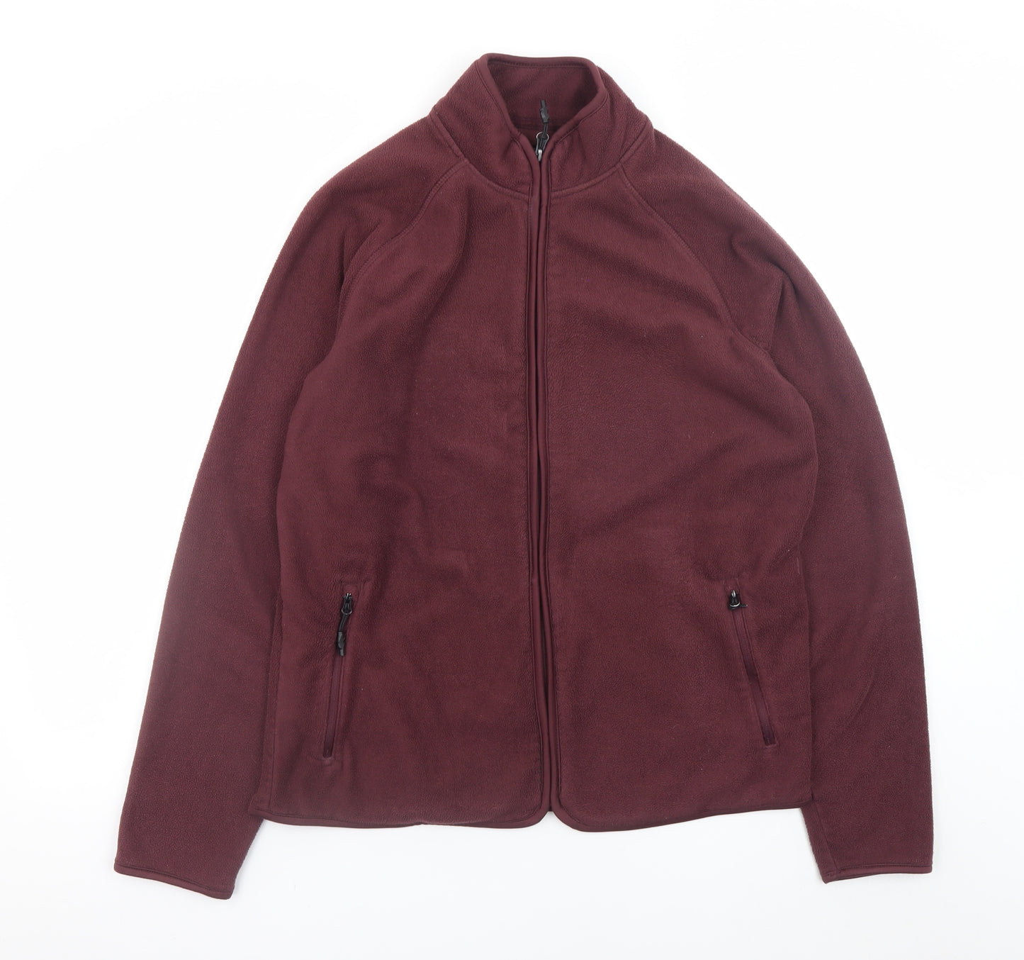 Marks and Spencer Women's Brown Fleece Full Zip Jacket M