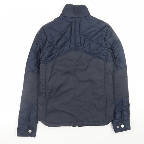 G-Star RAW Women's Blue Quilted Puffer Jacket Size M