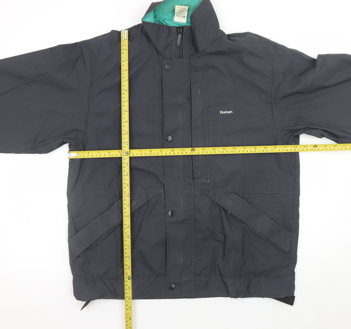 Rohan Men’s Black Avari Outdoor Jacket M 38in Water Resistant Lined