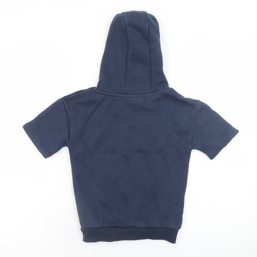 Ellesse Boys Blue Short Sleeve Pullover Hoodie Size 5-6 Years