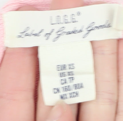 Lace Label Womens Pink XS Relaxed Knit Pullover Jumper