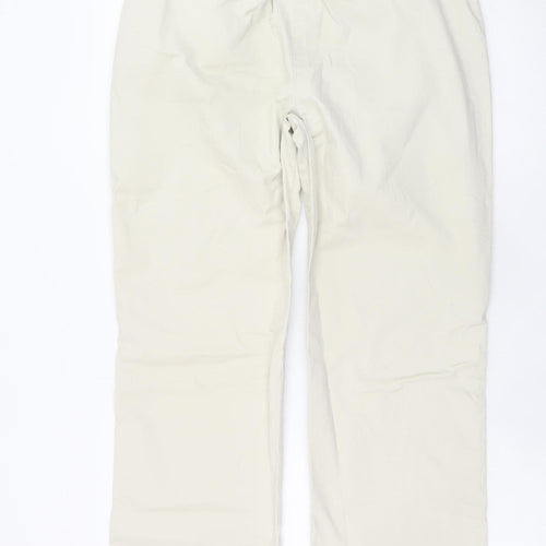 Marks and Spencer Women's Beige Size 14 Short Straight Stretch Jeans