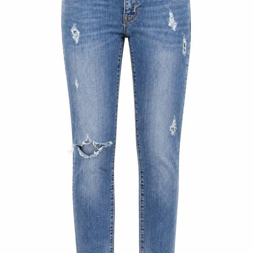 Gap 1969 Women’s Blue Distressed Skinny Jeans Size 4