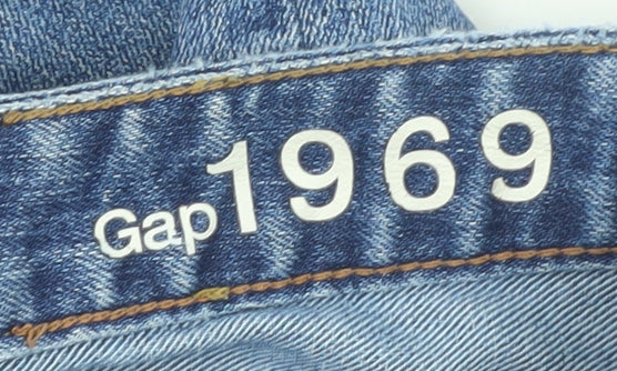Gap 1969 Women’s Blue Distressed Skinny Jeans Size 4