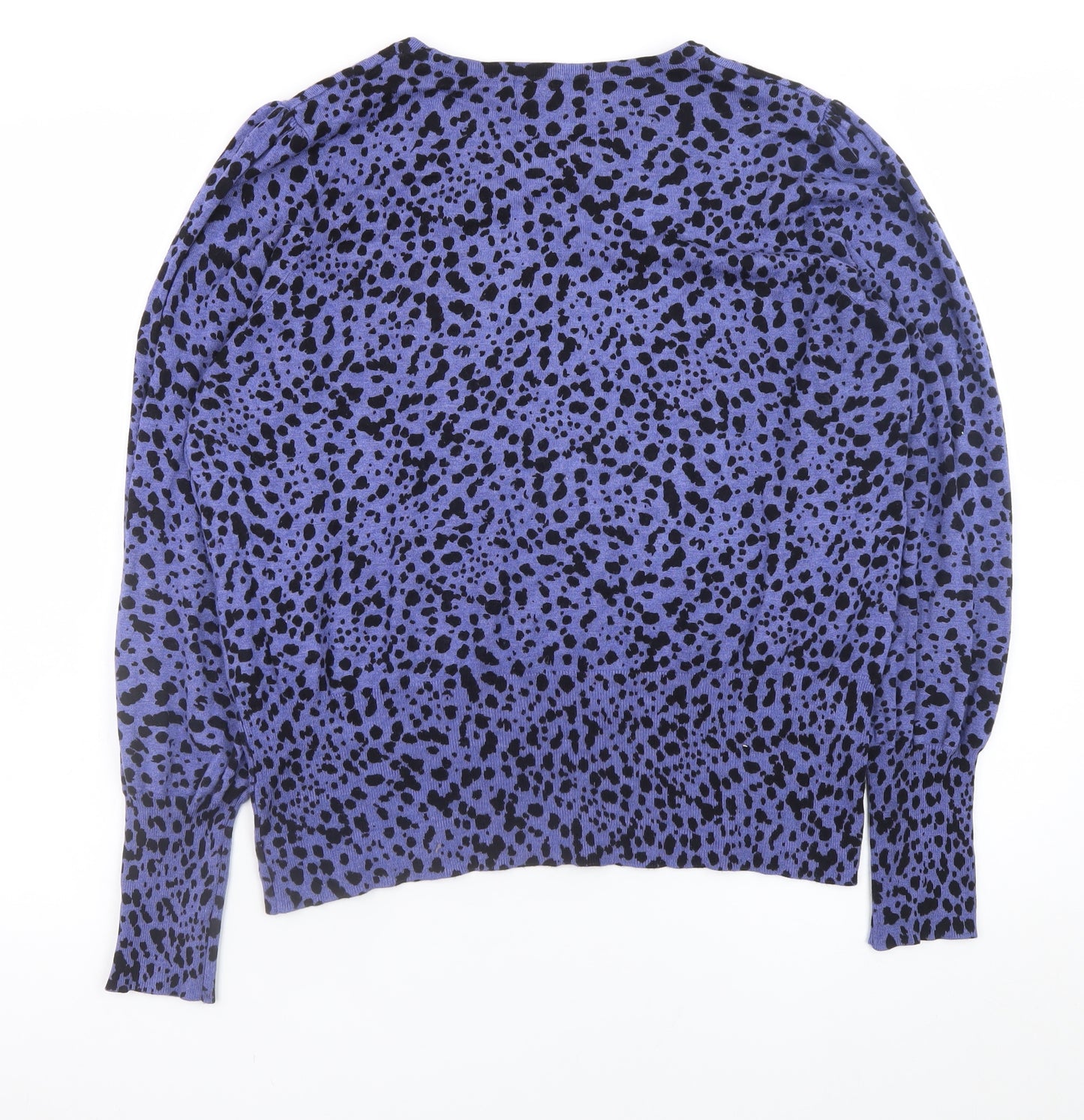 Marks and Spencer Women's Blue Animal Print Pullover Jumper Size 20