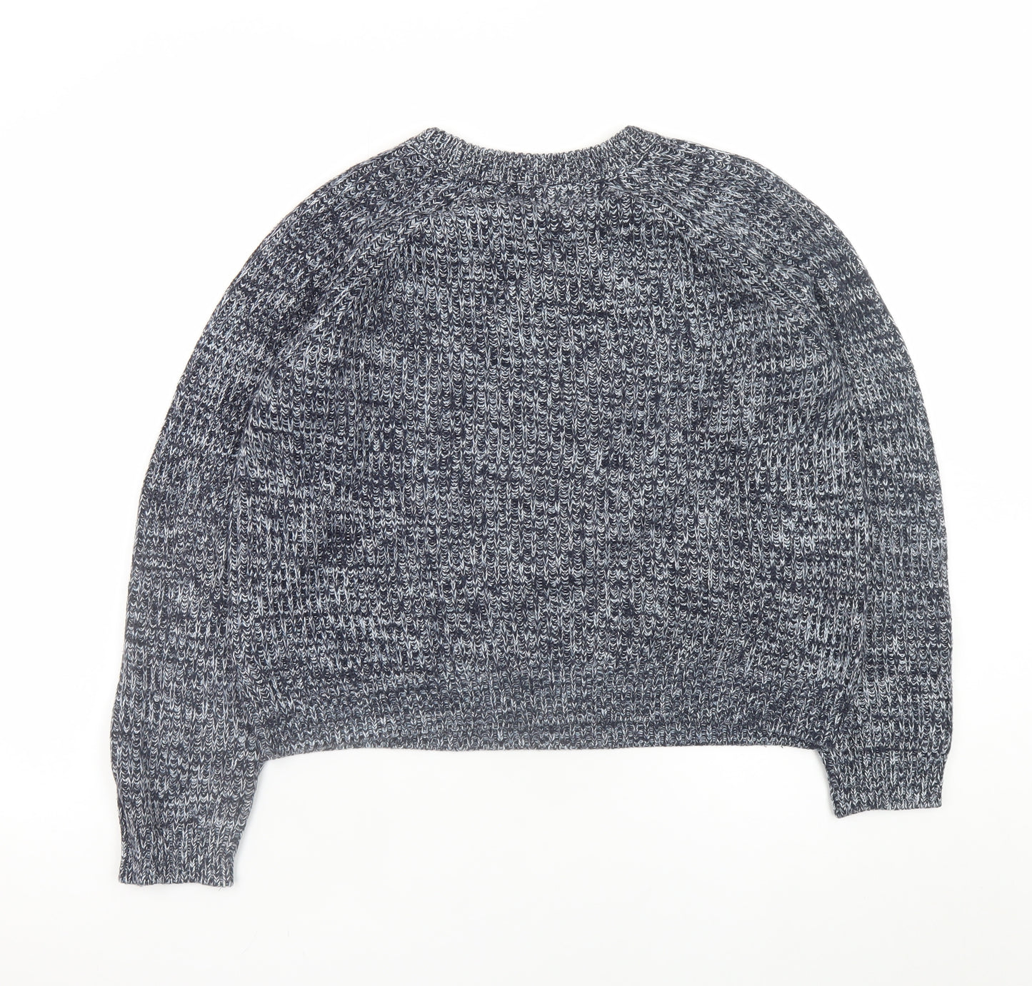 H&M Women’s Grey Chunky-Knit Pullover Jumper Size 12