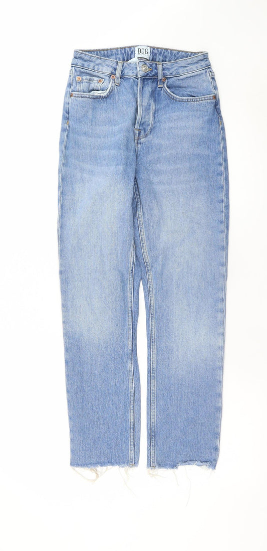 BDG Urban Outfitters Womens Blue Dillon Straight Jeans W26 L32