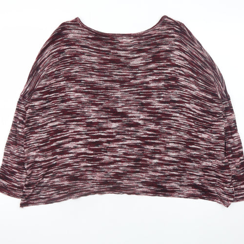 Staring at Stars Women's Red Knit Relaxed Jumper Size S