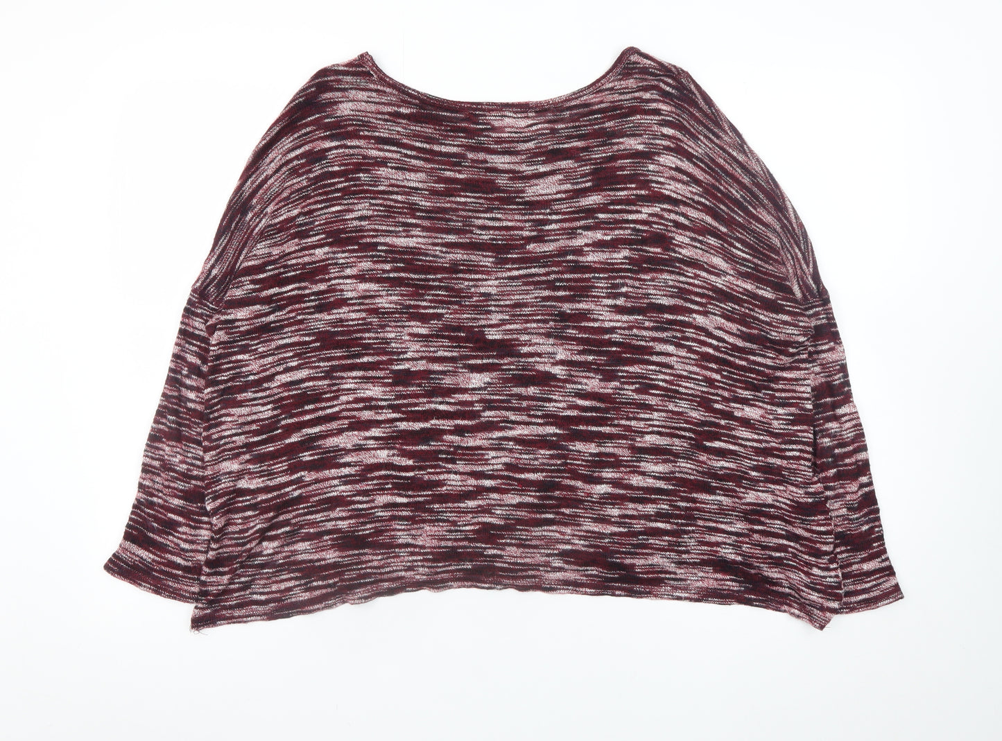 Staring at Stars Women's Red Knit Relaxed Jumper Size S
