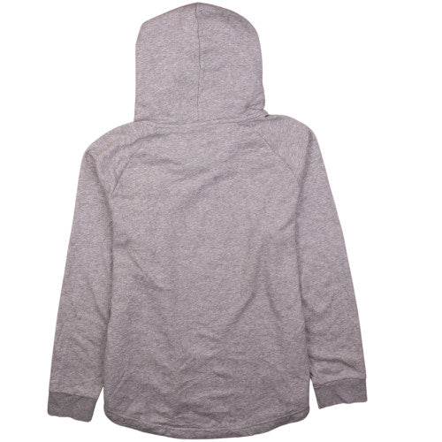 Adidas Womens Grey Pullover Hoodie Size L 16-18 Logo Design