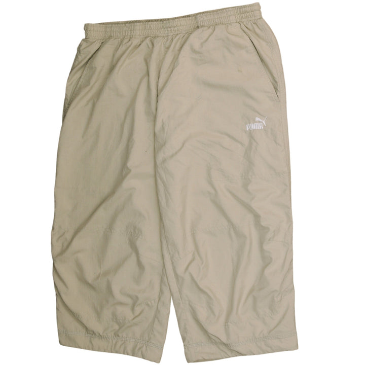 Puma Men Beige Lightweight Jogger Trousers L Sports Activewear