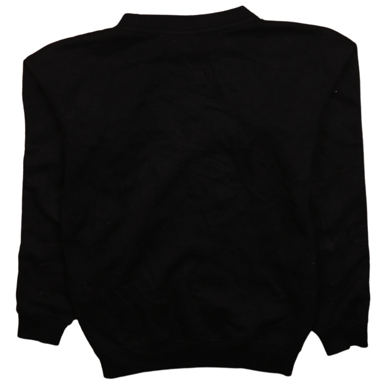FILA Mens Black XS Crew Neck Logo Pullover Sweatshirt