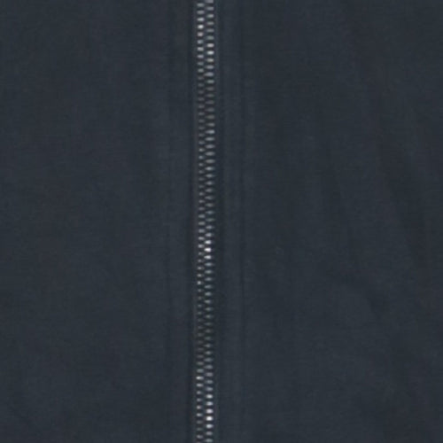 Adidas Men Black Full Zip Hoodie Small Sports Logo