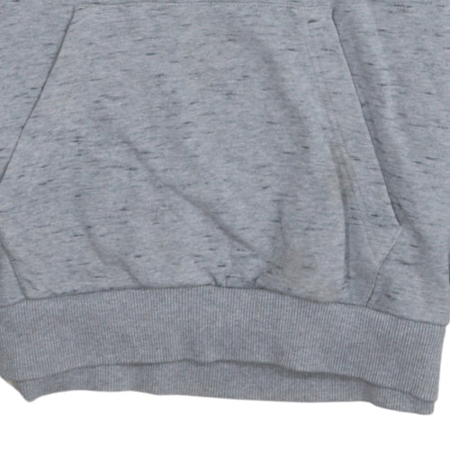 Adidas Men's Grey Pullover Hoodie Size S with Logo Design