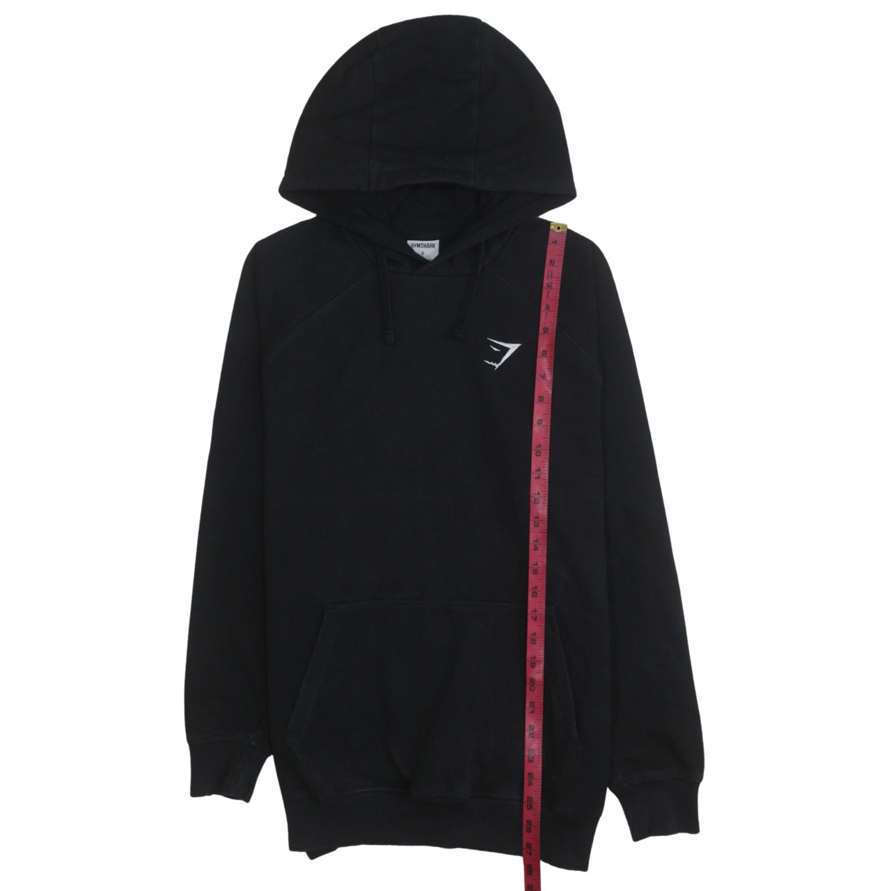 Gymshark Men's Black Pullover Hoodie Size S Regular Fit