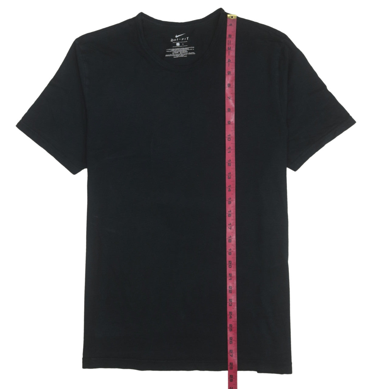 Nike Men Black Dri-FIT Crew Neck Short Sleeve T-Shirt Size L