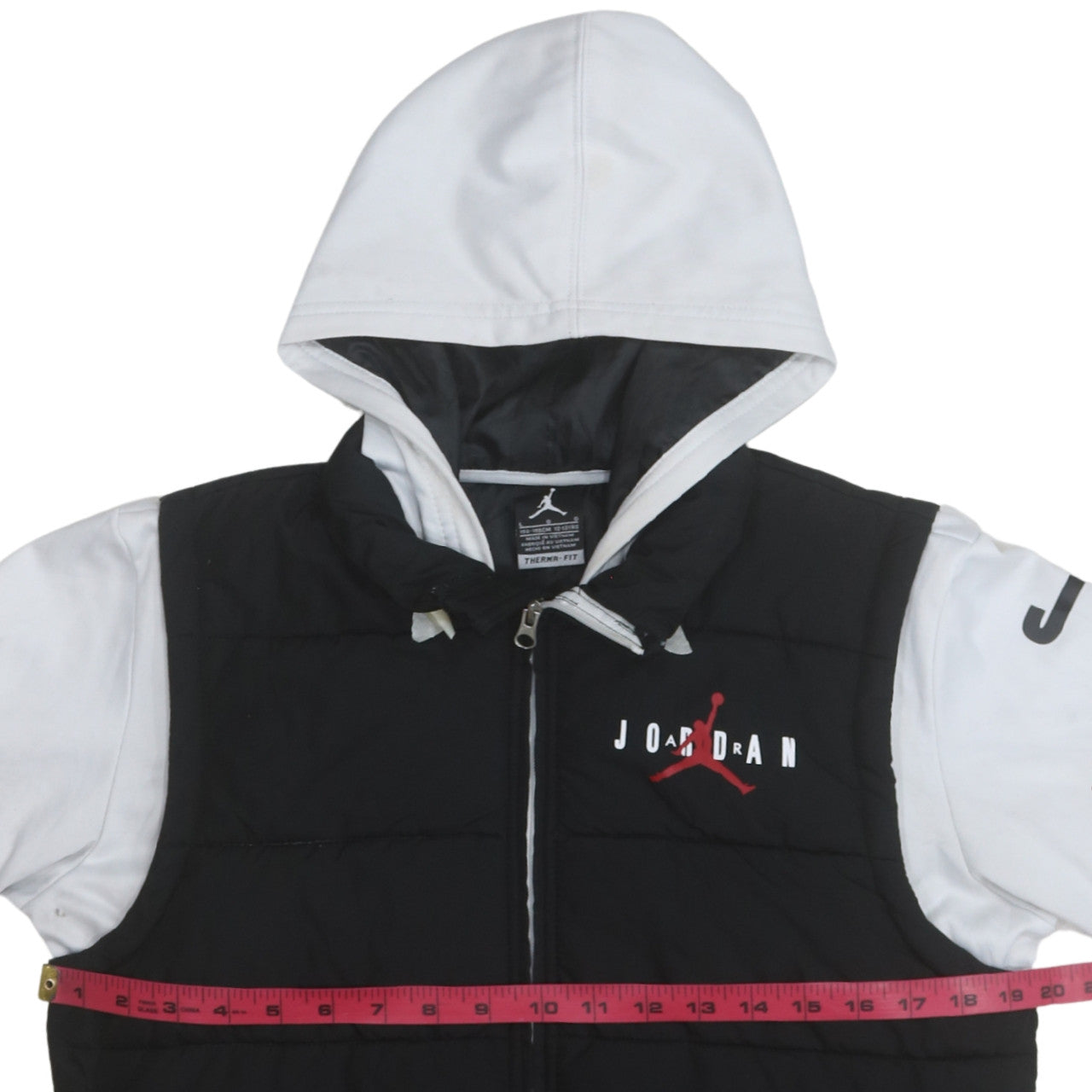 Jordan Boys Black Hooded Therma-Fit Puffer Jacket 12-13 Years