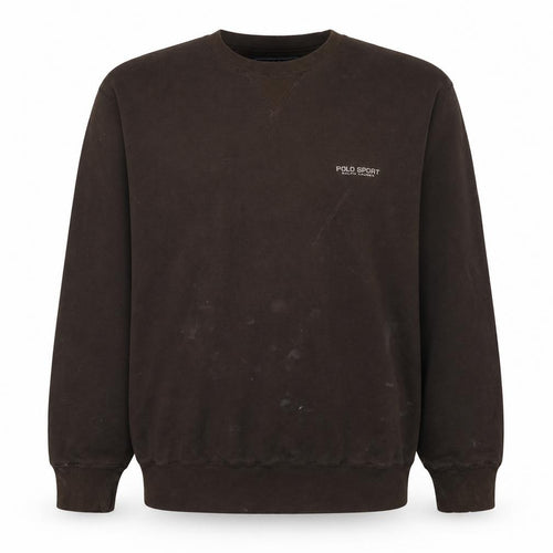 Polo Sport Ralph Lauren Men’s Brown XL Crew Neck Sweatshirt Vintage