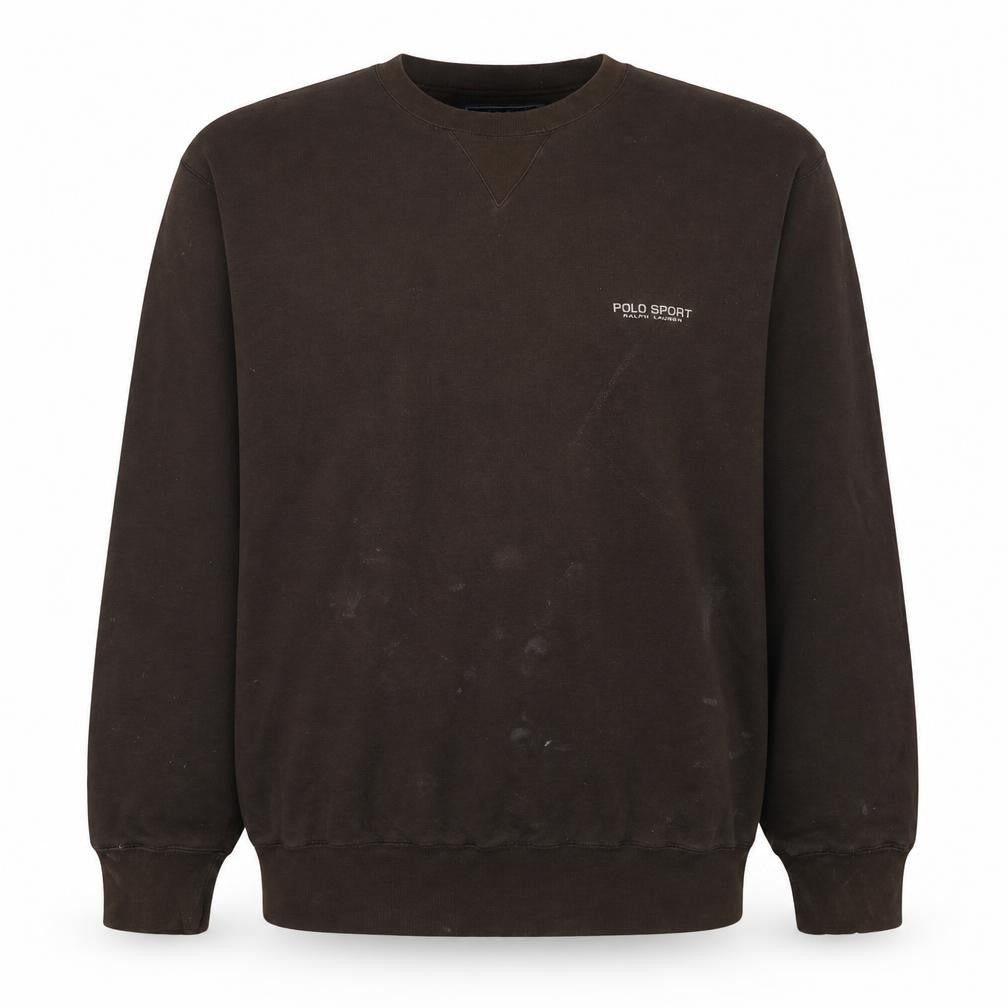Polo Sport Ralph Lauren Men’s Brown XL Crew Neck Sweatshirt Vintage