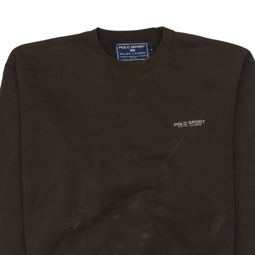 Polo Sport Ralph Lauren Men’s Brown XL Crew Neck Sweatshirt Vintage
