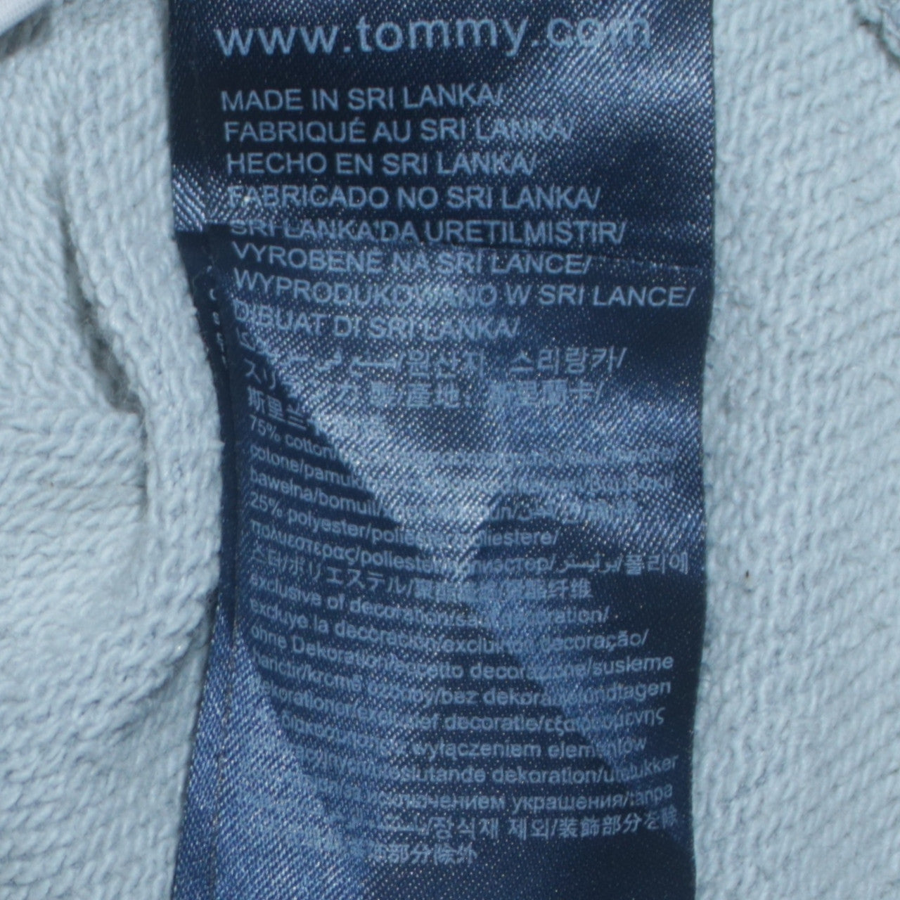 Tommy Hilfiger Women’s Grey Full Zip Hoodie Size S Cotton Blend