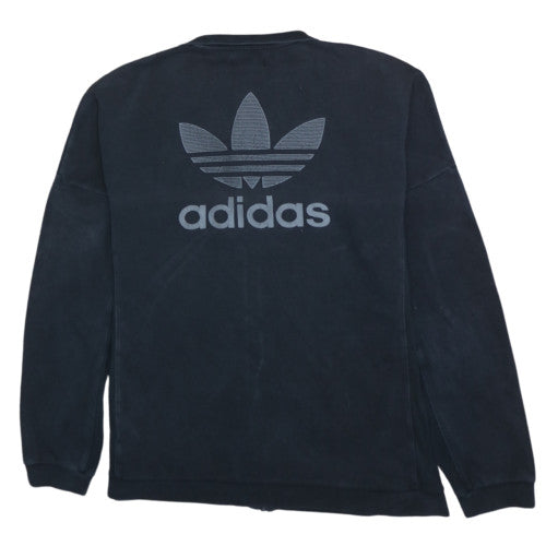 Adidas Men's Black Track Jacket M Regular Fit Full Zip Fleece