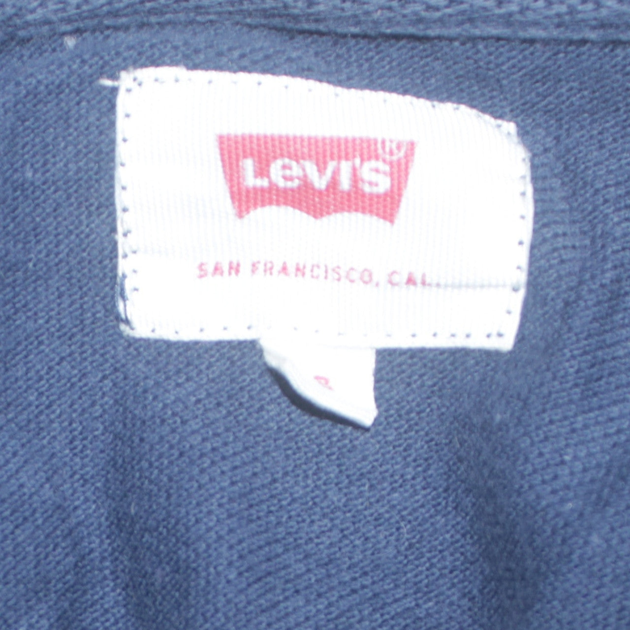 Levi's Men's Blue Polo Shirt Size M Classic Cotton Short Sleeve
