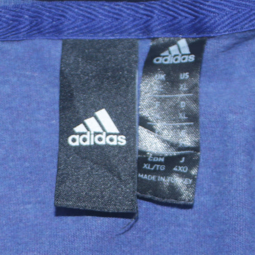 Adidas Men’s Blue XL Crew Neck Short Sleeve Sports T-Shirt