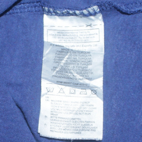 Adidas Men’s Blue XL Crew Neck Short Sleeve Sports T-Shirt