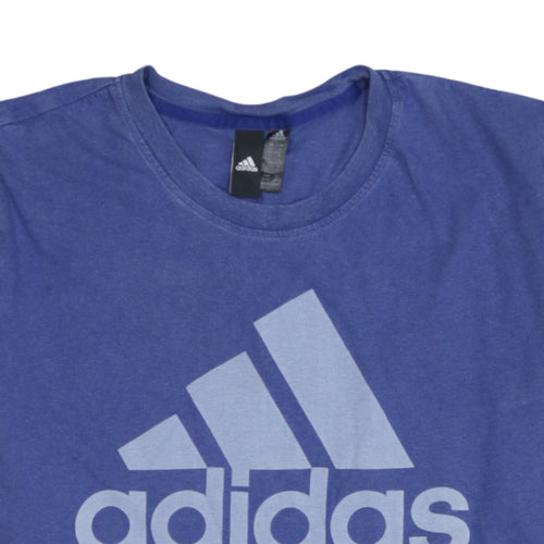 Adidas Men’s Blue XL Crew Neck Short Sleeve Sports T-Shirt