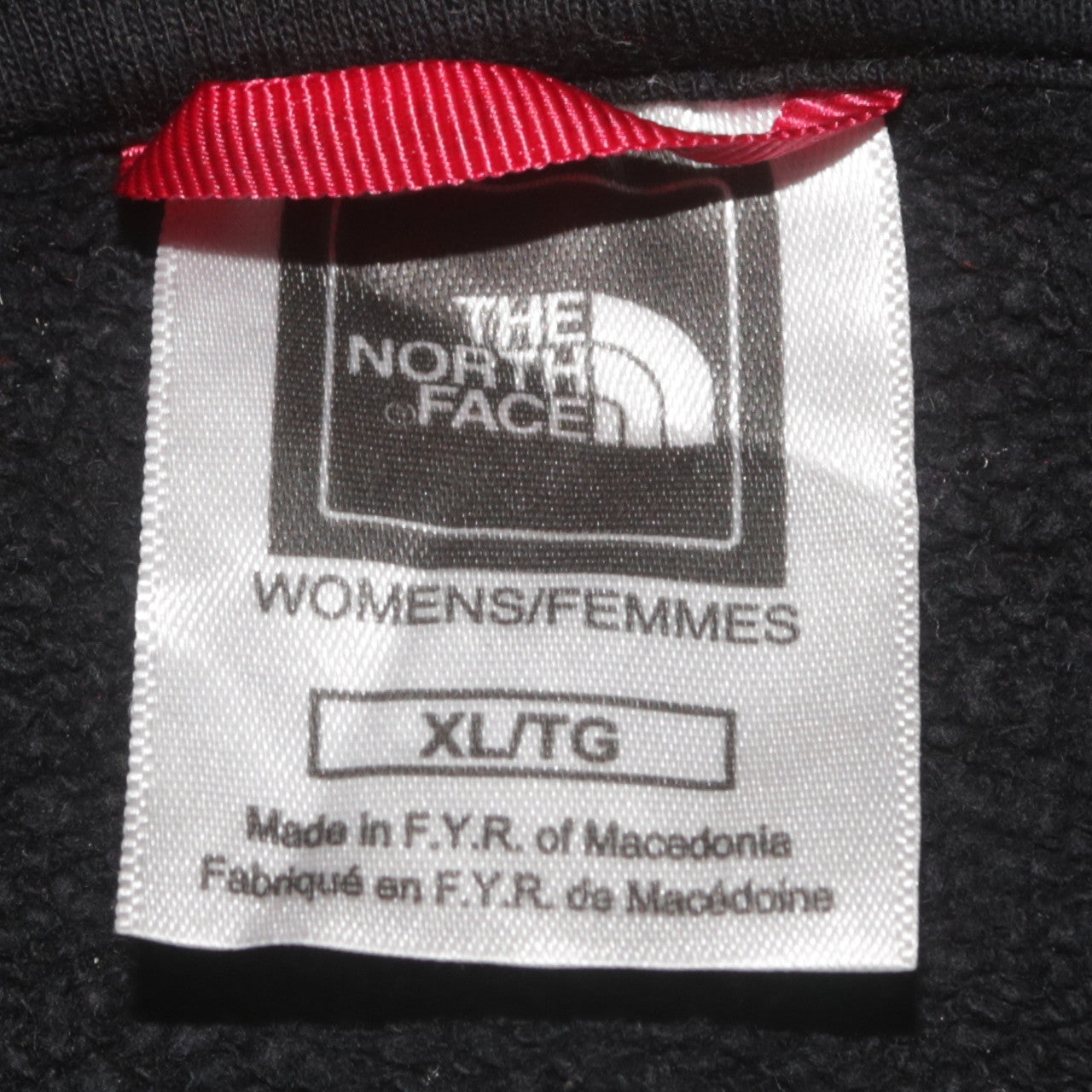 The North Face Womens Black XL Pullover Hoodie with Gold Logo