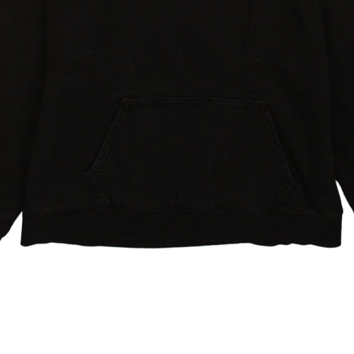 The North Face Womens Black XL Pullover Hoodie with Gold Logo