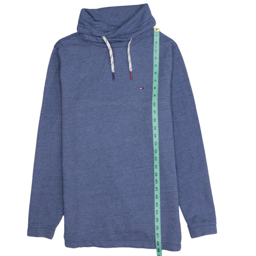 Hilfiger Denim Men's Blue High Neck Pullover Sweatshirt M