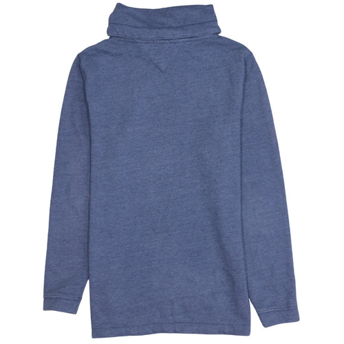 Hilfiger Denim Men's Blue High Neck Pullover Sweatshirt M