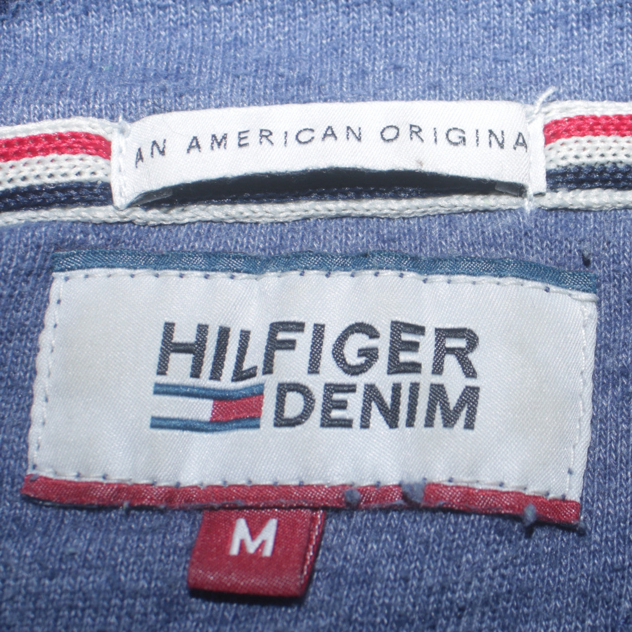 Hilfiger Denim Men's Blue High Neck Pullover Sweatshirt M