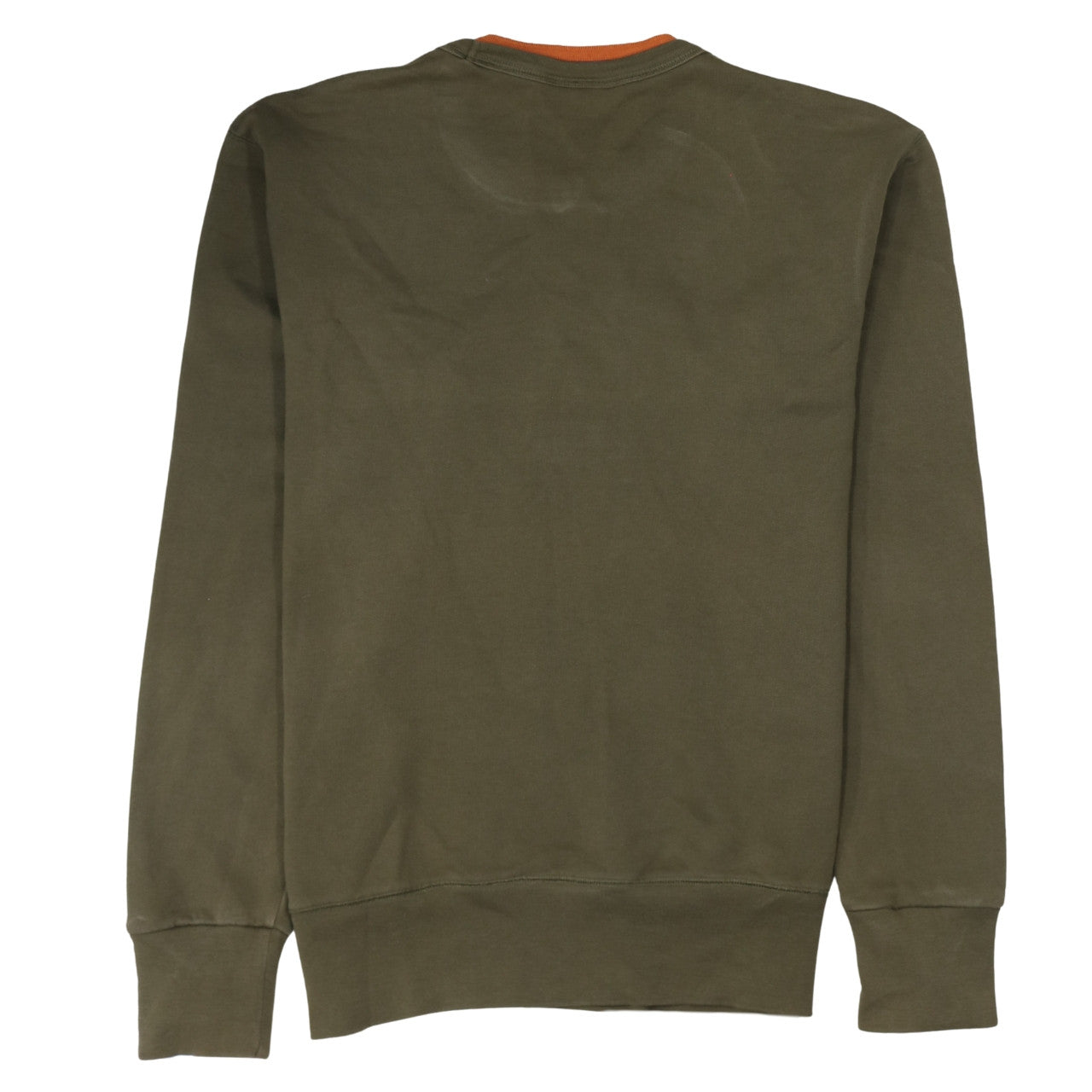 Napapijri Men Green XL Pullover Sweatshirt Crew Neck Logo