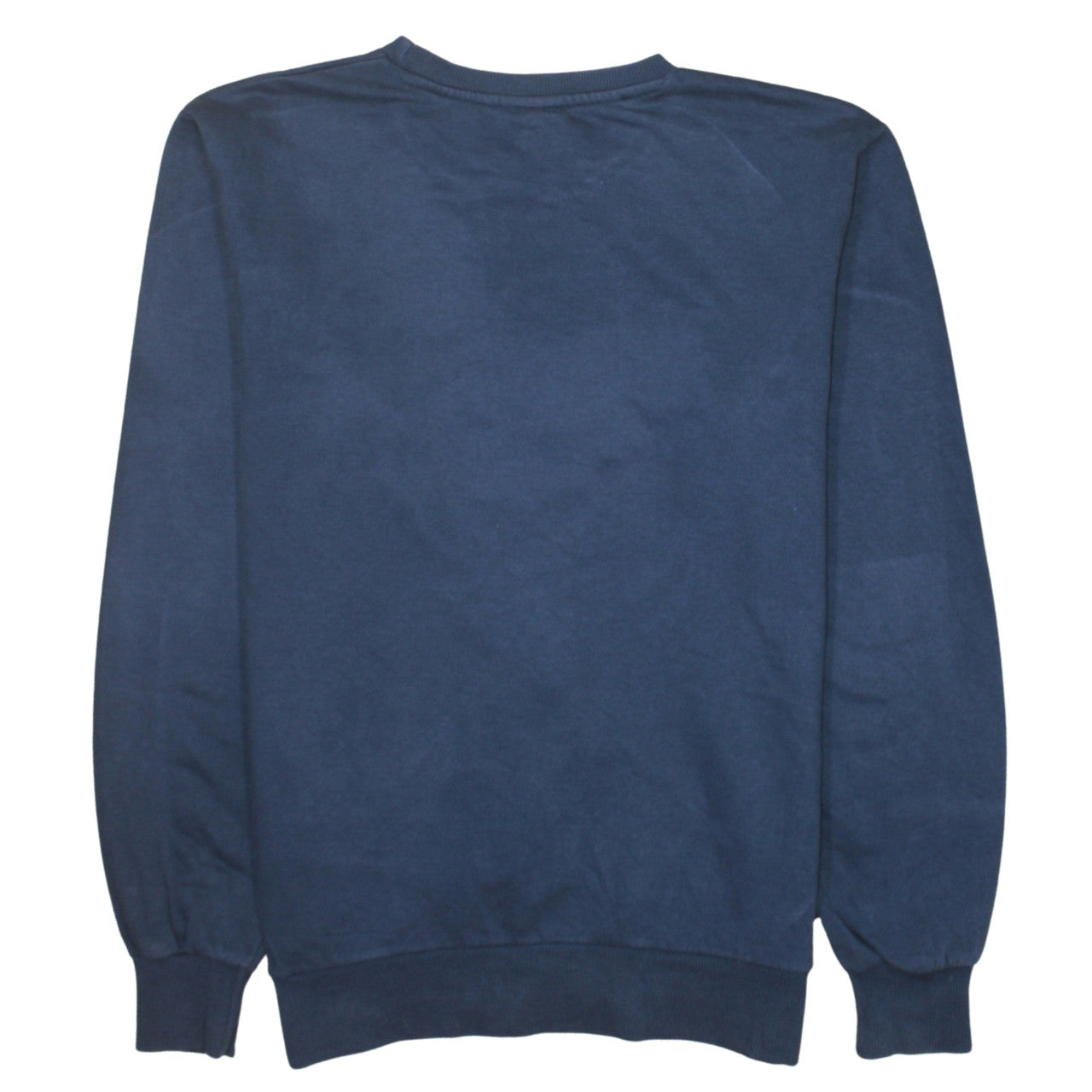 Ellesse Men Blue L Pullover Crew Neck Logo Sweatshirt
