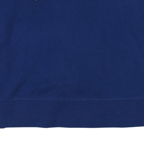 GAP Unisex Blue XL Pullover Sweatshirt with Floral Logo