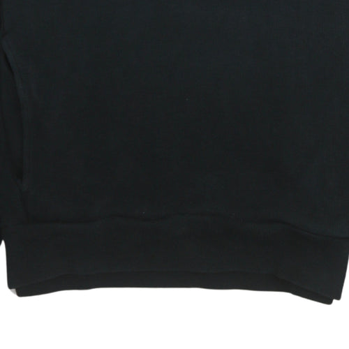 Lacoste Men's Black Cotton 1/4 Zip Sweatshirt Size M