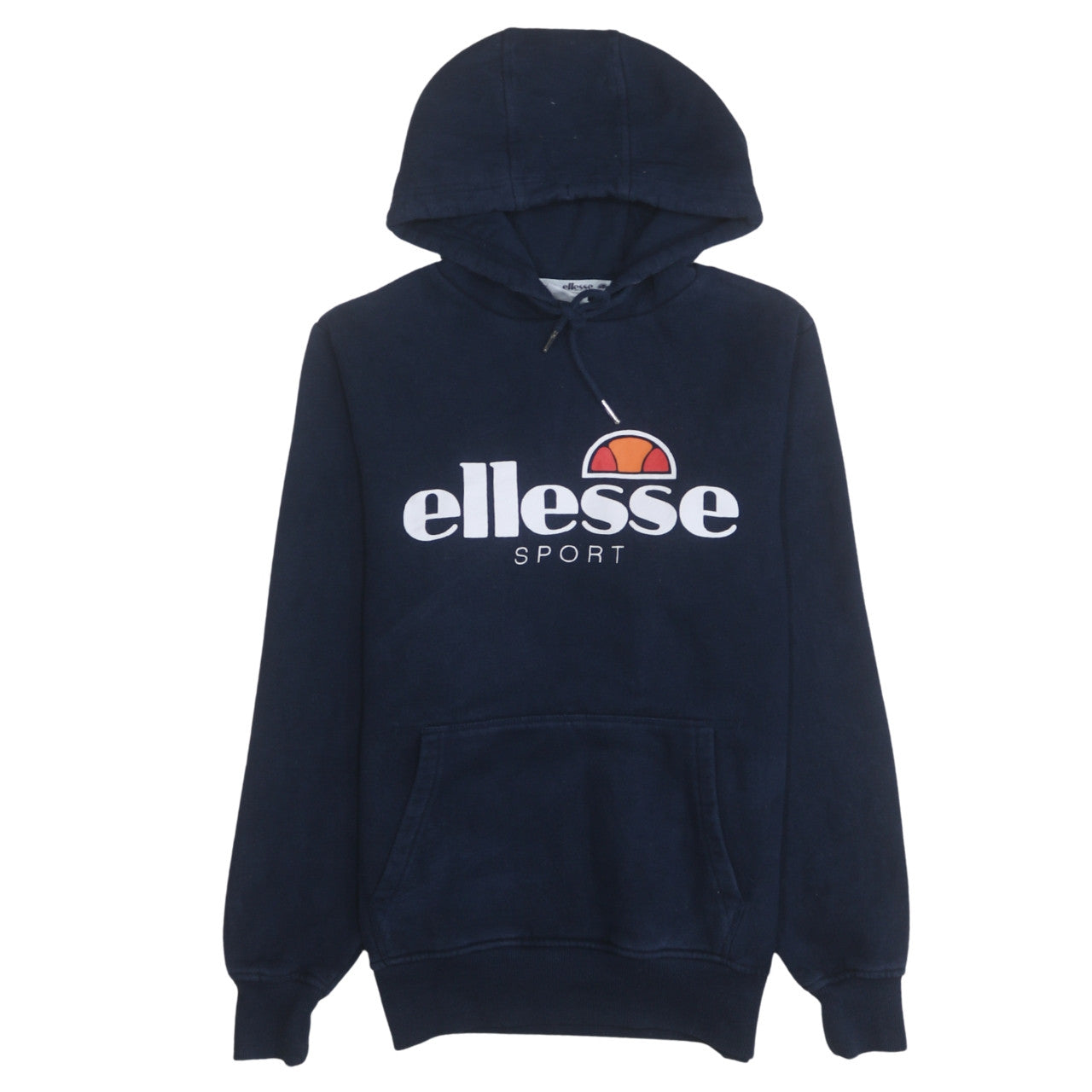 Ellesse Women Navy Blue Pullover Hoodie Hooded Sweatshirt Size 10