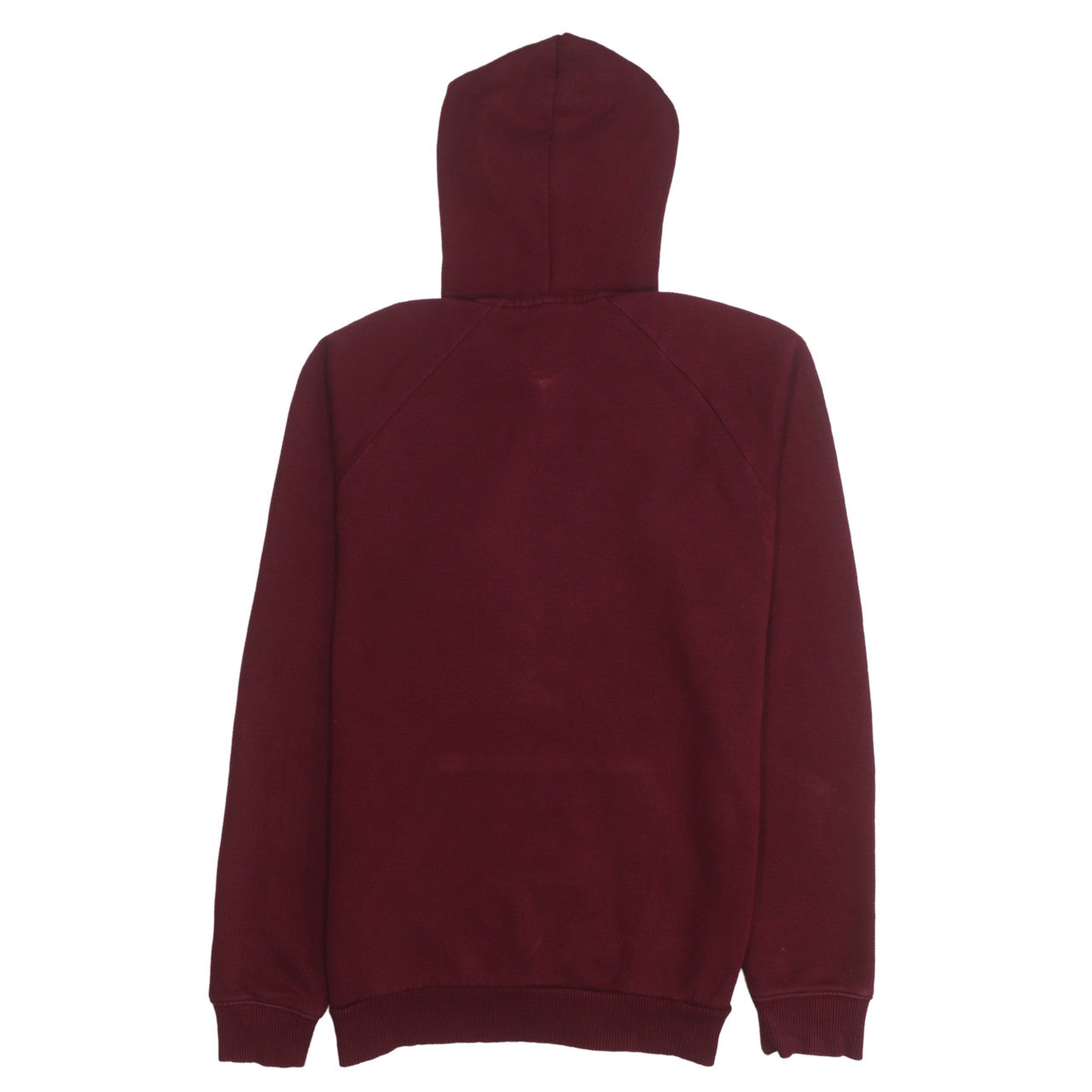 Adidas Men’s Red Pullover Hoodie Small Logo Fleece Sweatshirt