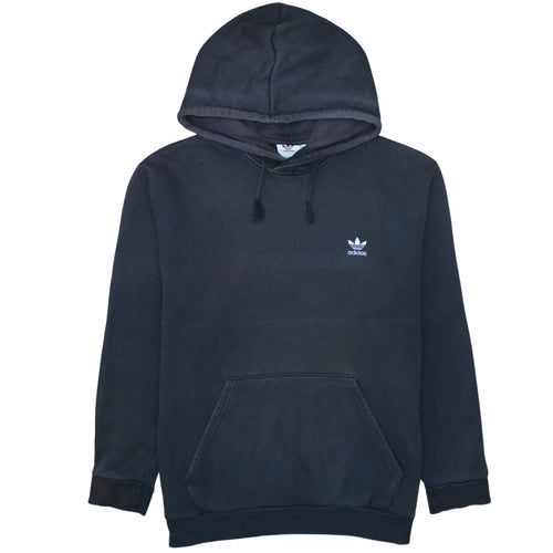 Adidas Mens Black XL Pullover Hoodie Fleece Sweatshirt
