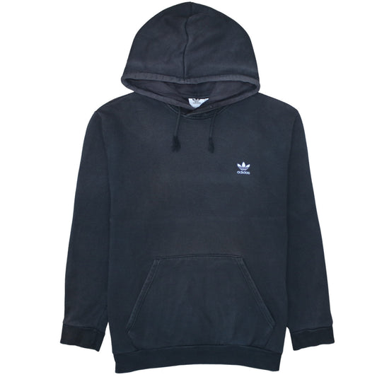 Adidas Mens Black XL Pullover Hoodie Fleece Sweatshirt