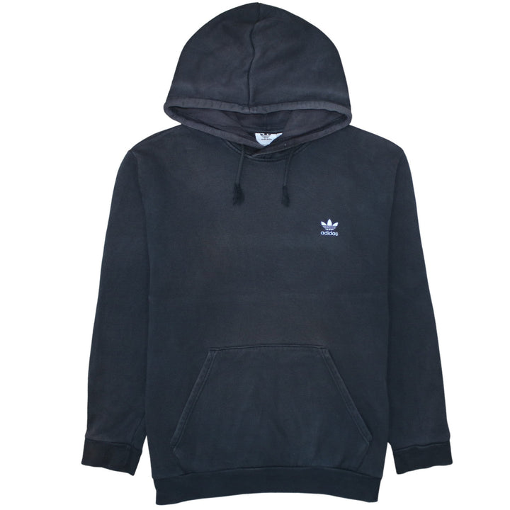 Adidas Mens Black XL Pullover Hoodie Fleece Sweatshirt