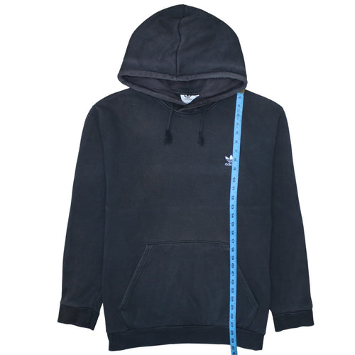 Adidas Mens Black XL Pullover Hoodie Fleece Sweatshirt
