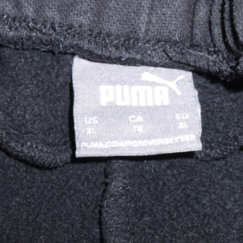 Puma Mens Black XL Jogger Sweatpants Activewear Trousers