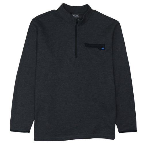 Adidas Men's Grey 2XL 1/4 Zip Fleece Activewear Jacket