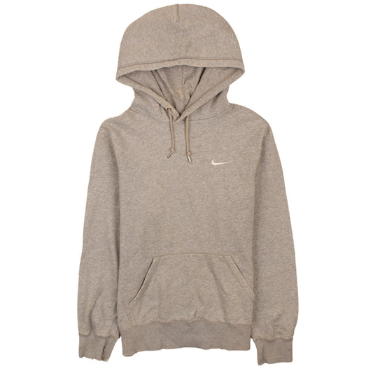 Nike Men's Grey Pullover Hoodie Regular Fit Fleece Size M