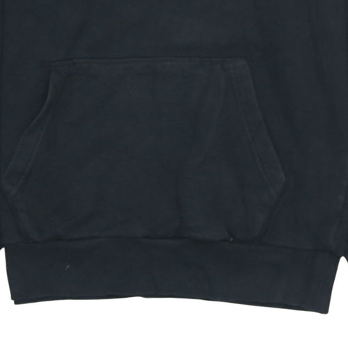 Ellesse Womens Black Hoodie UK 12 Pullover Logo Sweatshirt