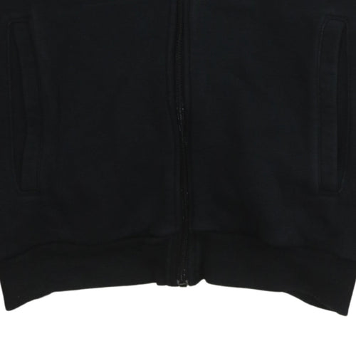 Adidas Men's Black Full Zip Hooded Fleece Hoodie Size M